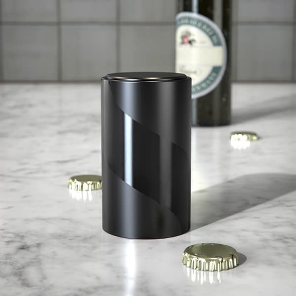 Magnetisk øloplukker, cool trykknap-flaskeåbner