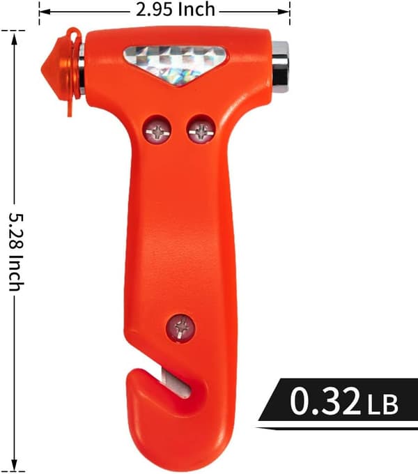 2-pack Car Safety Hammer, Auto Emergency Hammer with Window