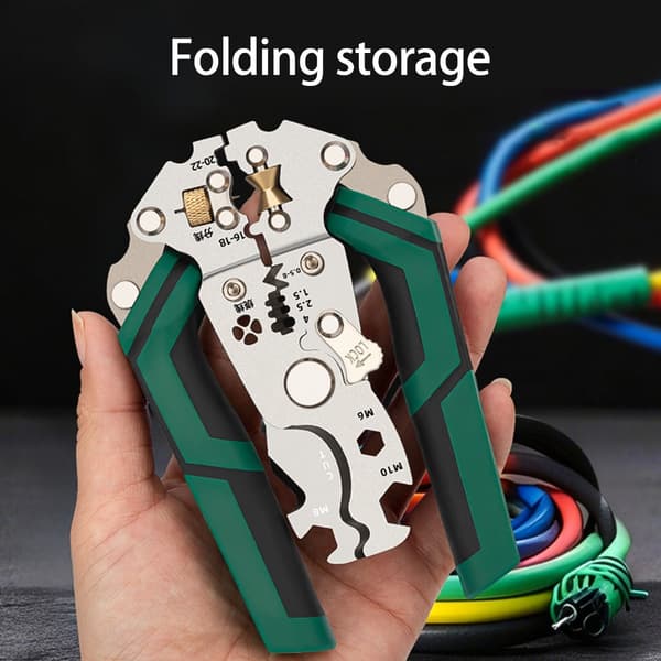 Wire Stripper Wire Stripping and Cutting Tool 210mm for Home and Professional Use
