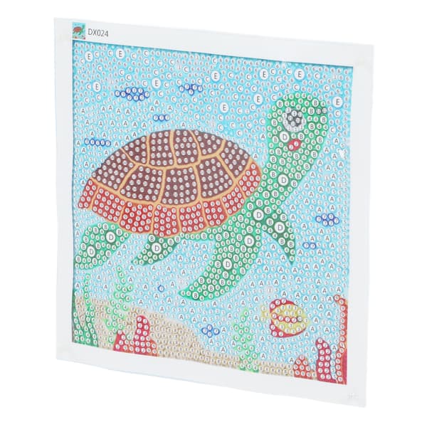 Diamond Painting Cartoon Sea Turtle Realistic Effect Super Flash Improves Hands-on Skills Elegant Pattern Room Decorations