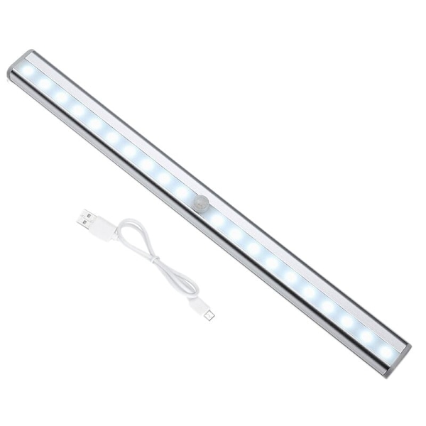 20 LED Night Light Cabinet Lamp with Motion Sensor USB Rechargeable