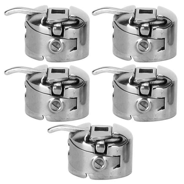 5 Pcs. Bobbin Case Easy Sewing Machine Spare Parts Old-fashioned Household Alloy