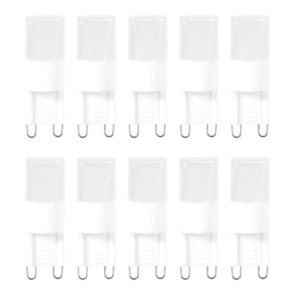 10x G9 1w LED High Brightness Bulb Warm White 3500 K