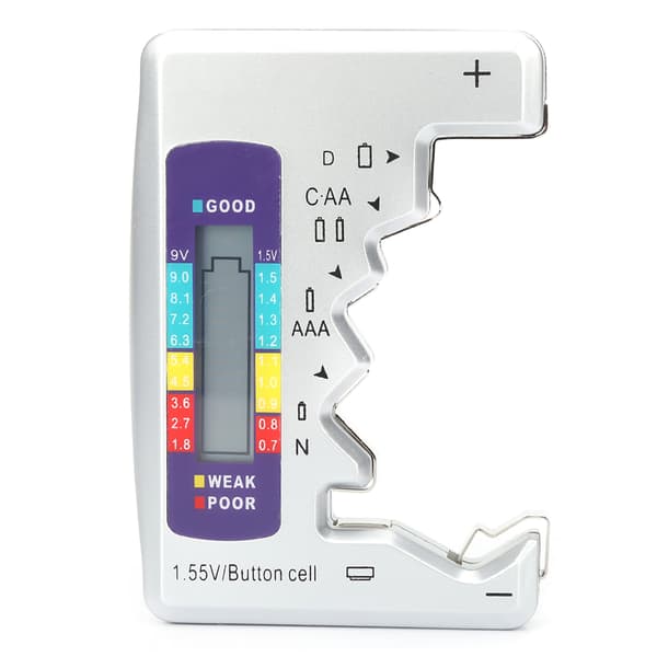 Digital Battery Tester Battery Capacity Detector Checking Tool 90 x 60mm