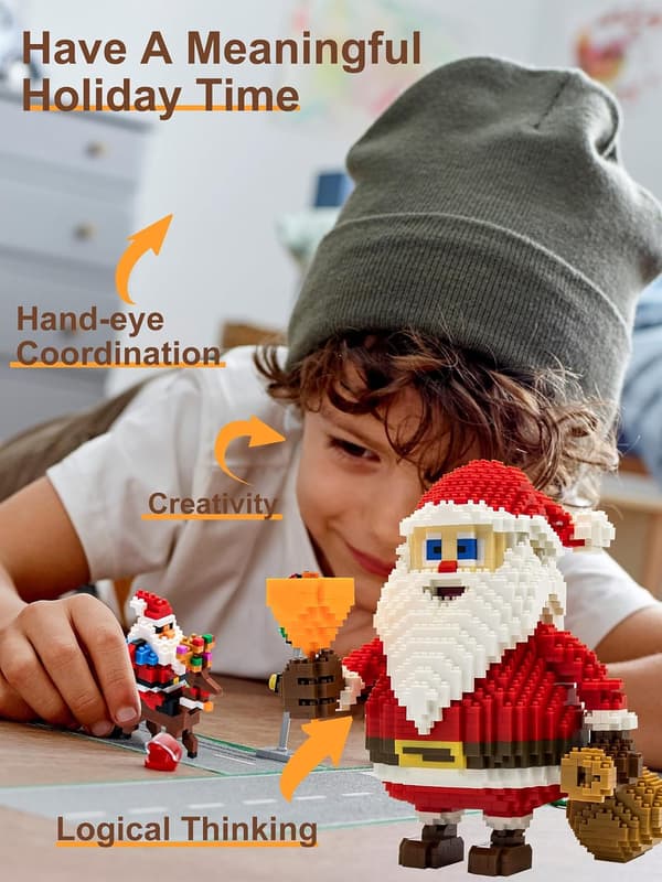 Julegavebyggesæt, julelegetøj til børn 9+, voksne,