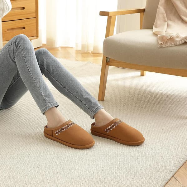 Memory Foam Hjemmesko, Bløde og Behagelige Indendørssko, Varme, US Størrelse 7-8, 2 Par -