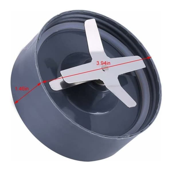 Reservedel til krydsekstraktor med rustfri stålbund til Para NutriBullet Blender 600/900W (900W)