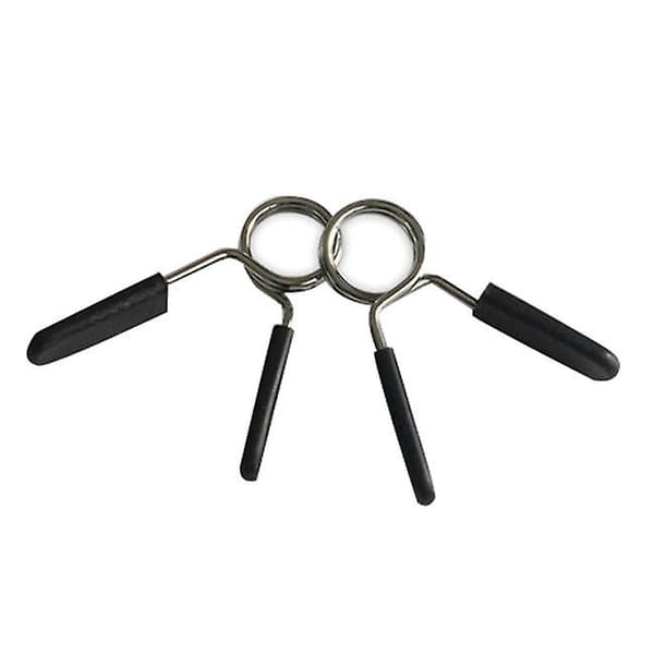 Dumbbells 2 pcs 25 mm Barbell Gym Weight Bar Dumbbell Lock Clamp Spring Collar Clip