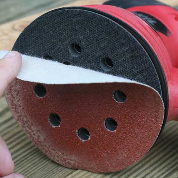 8 hål 125 mm runt sandpapper, 100 slippapper 80 / 180 / 240 /