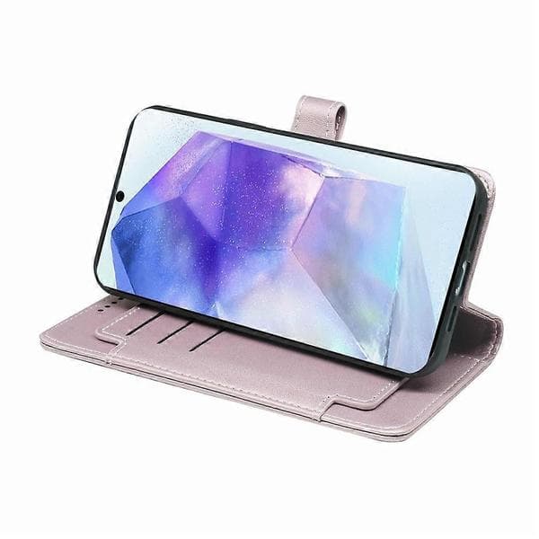 Compatible Case for Samsung Galaxy S26+ with 9 Card Slots, PU Leather Stand, Phone Case