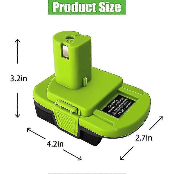 DM18RL-omformer batteriadapter for 20V til 18V litiumbatteri konverterer til elektroverktøy