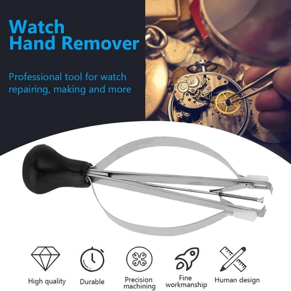 Watch Hand Remover Tool with Compression Spring, Watch Hand Puller, Lifter, Watchmaker Tool for Repair