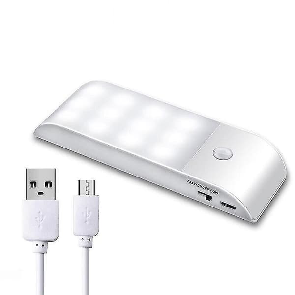 Trappe Væg Natlys Bevægelses PIR Sensor Lampe 12 LED