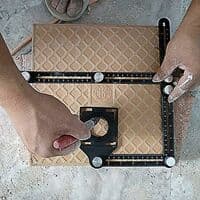 Multi-angle Measuring Ruler, Angle Gauge Pattern Tool Foldable Multi-Pattern Measuring Tool