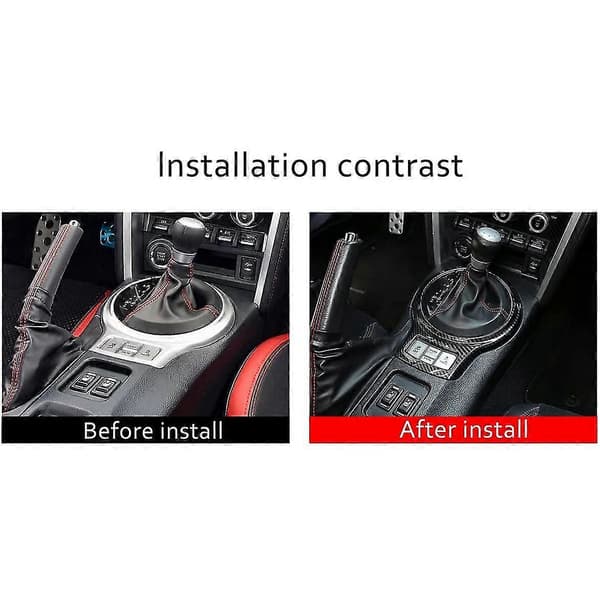 For Brz 86 2012-2020 Center Console Side Strip Gear Panel Decor Protection Trim Frame Car Accessories