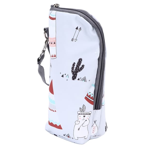 Bottle Bag Cute Pattern Comfortable Portable Insulated Baby Bottle Holder for Milk Drinks Stroller