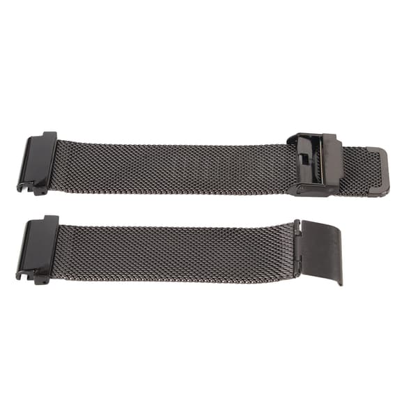 Urrem 22 mm rustfrit stål mesh justerbar erstatningsrem til Amazfit Falcon T‑REX 2 Ultra sort