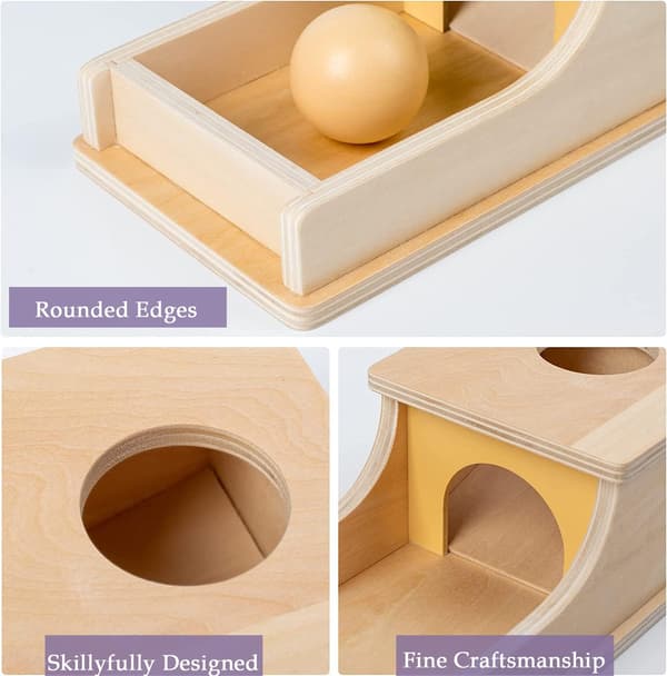 Montessori-boks for objektpermanens, Montessori-leker for 1-åringer