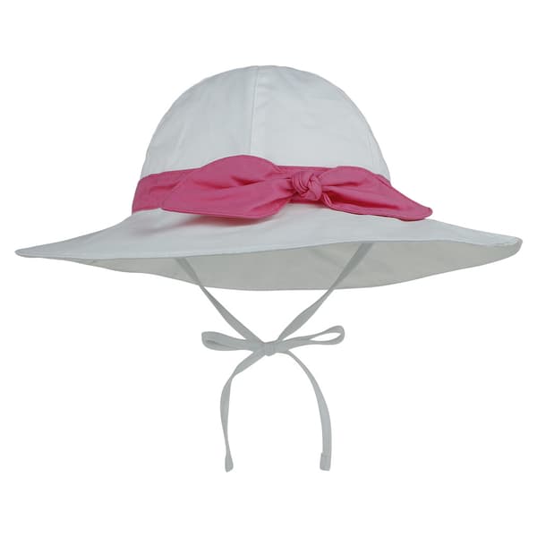 /#/Stk. Solhatte til Piger Justerbar Bred Skygge Solhat Sommer Strandbeskyttelse/#/