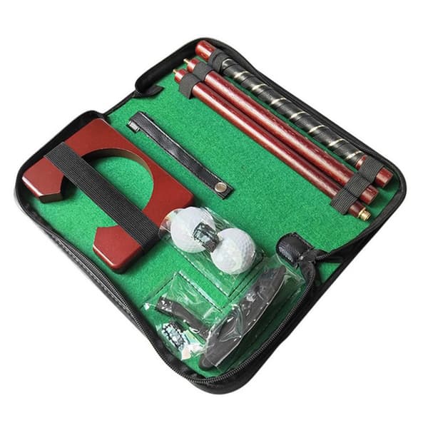 Portable Golf Putting Set - Three-piece Detachable Design for Travel