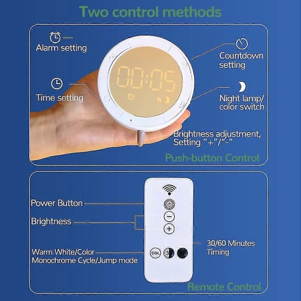 Lovely Night Light, Portable Night Light with Remote Control 7 Color Changes