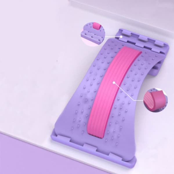 Violte Back Stretcher, Back Pain Relief Device, Multi-level Spinal Bridge/Lumbar Massager, Pain Relief for Herniated Disc, Sciatica