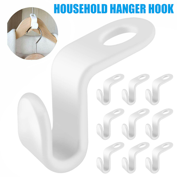 Hanger Connection Hooks Cascading Hanger Space Saving Organizer 1/10pcs 10pcs 10pcs
