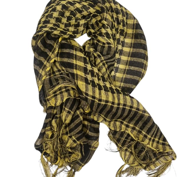 Palestinaskjerf gul og svart - skjerf Gul yellow