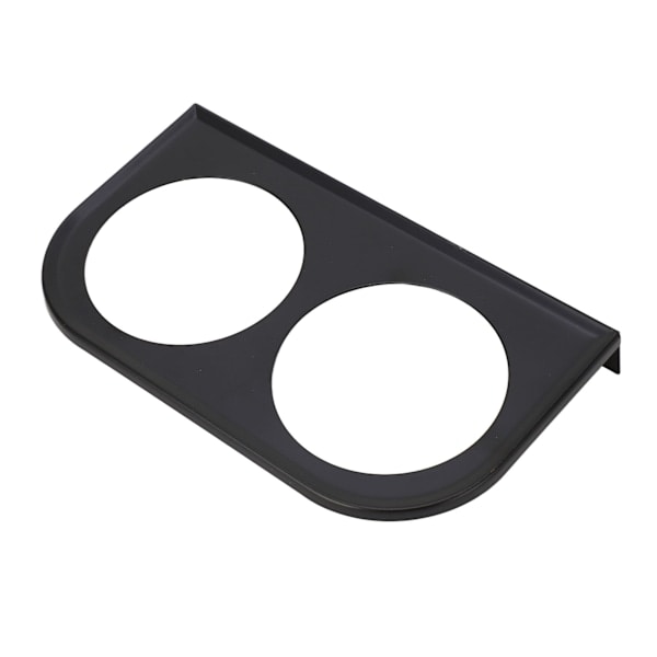 2-huls måler panelmåler 2‑1/16 tommer 52MM Universal metal bilmåler montering Instrumentpanel sort