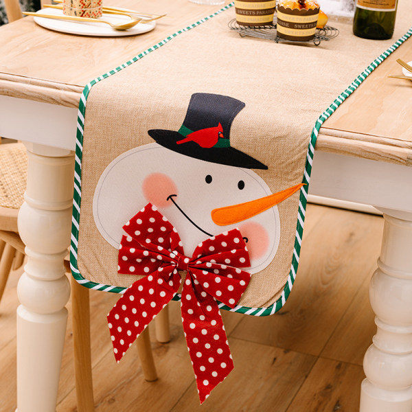 Rektangulær Juledug Polyester 34 * 178cm Christ