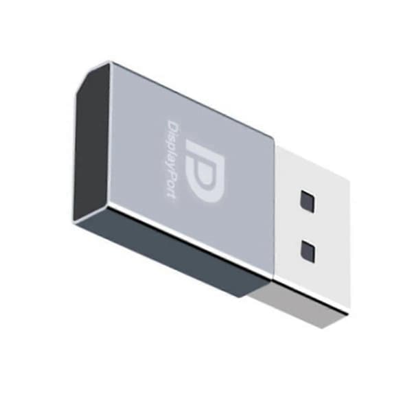 5 stk 4K Displayport Dummy Plug DP Virtuell Skjerm EDID Headless Ghost Emulator Grafikkort Cheater EDID Display Cheat Grå Gray