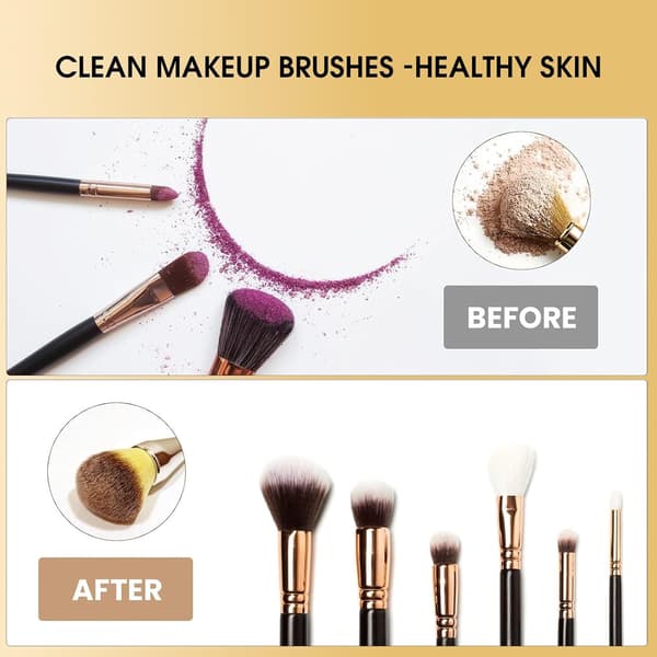 Makeupbørsterenser Tørremaskine Spinner Makeupbørsteværktøj til alle størrelser børster
