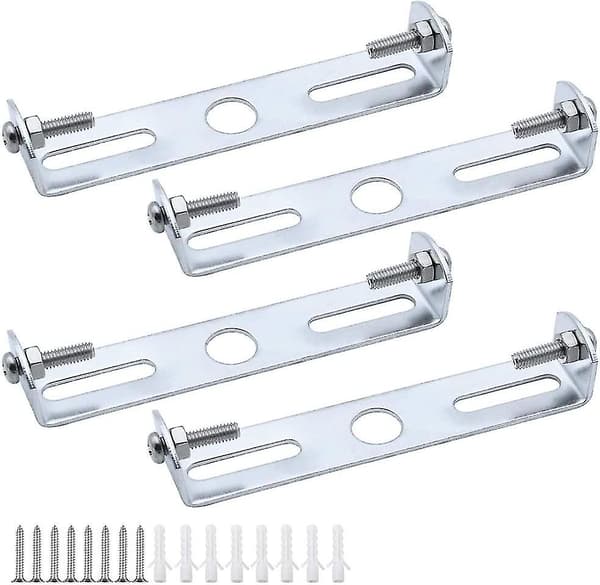 4 stk Taklampefeste 115 mm flat holder og tilbehør