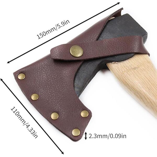 Axe Protective Case - Axe Holster Leather | Axe Sheath With Waist Hanger | Durable Axe Case