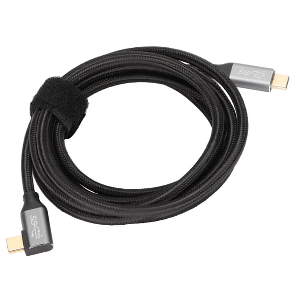2m 100W 4K Vinkel 5A Typ C PD-kabel för Huawei-telefoner och surfplattor USB C till USB C-kabel