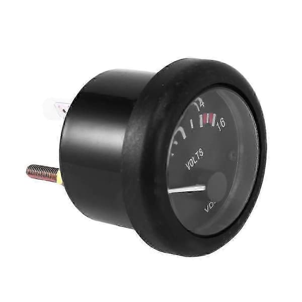 VDO 12V Batteri Voltmeter Måler - Spenningsmåler Instrumenttilbehør for Biler og Båter