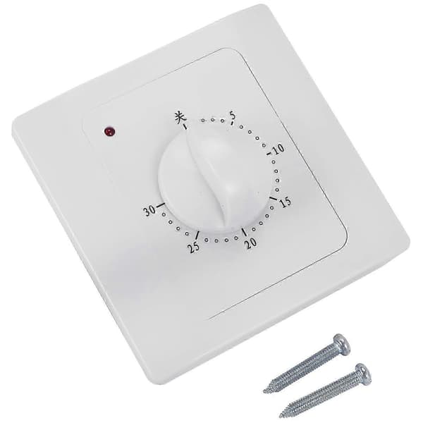 AC 220V 10A 30 Min Nedtellingstimer Strømbryter Elektrisk Digital Tid Plug Kontroll Strømbryter Timer Uttak Vri Stil Mekanisk bs [DB]