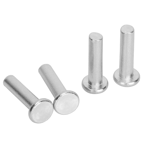 20 stk GB867 M6 aluminiumsnagler med flatt hode, solid nagle med flatt hode (M6 * 25)
