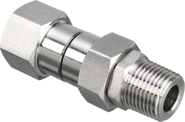 Højtryksrenser Svivel, 3/8 tommer NPT Han-gevind, Rustfrit Stål, 4500 PSI (D-S5)