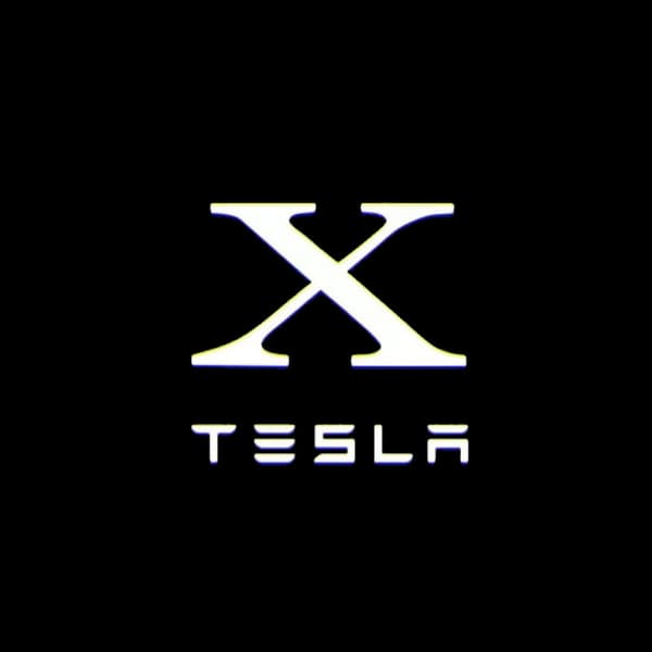 2 stk Passer for Tesla Velkomstlys Dedikert for TESLA MODEL3 X Mod
