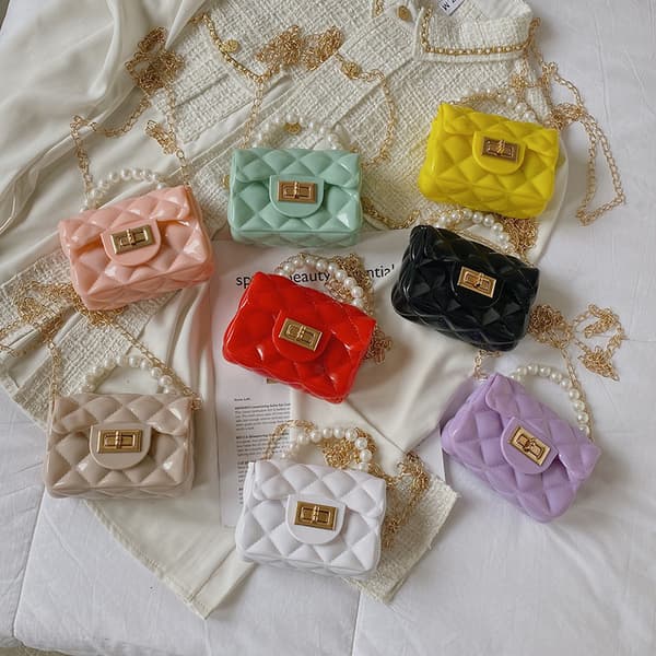 Små Flickors Axelremsväskor Småbarn Handväska Mini Casual Messenger Axelväska för Barn