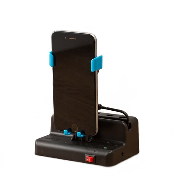 1 stk mobiltelefon svingenhet automatisk skritteller (blå)