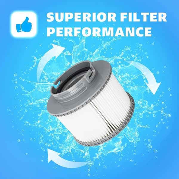 Lafiucy erstatningsfilter til Mspa Fd2089, swimmingpool filterpatronpumpe