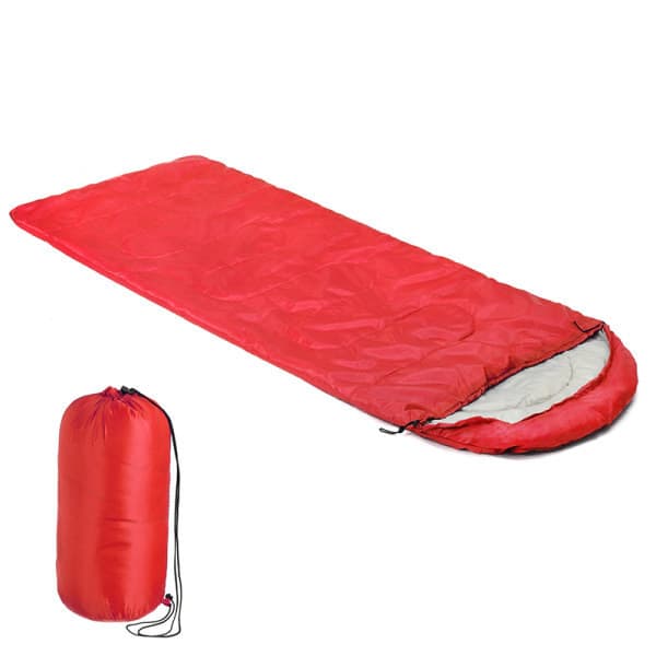 Camping Envelope Sleeping Bag Mummy Sleeping Bag Tent Blanket Sleeping Bag 210x75CM - Red