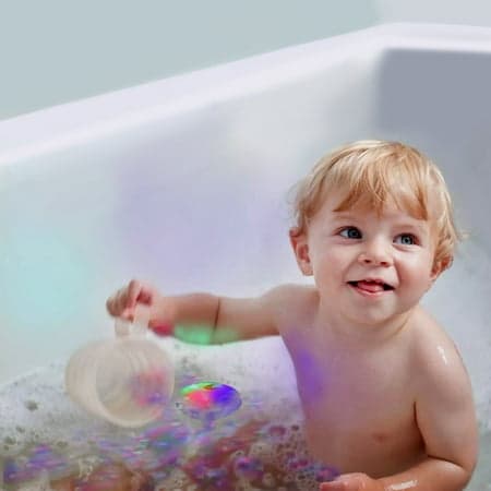 Svømmelys til pool, flydende poollampe til pool, dam, kar