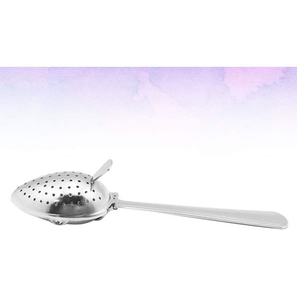 Tesil Snap Ball Tesil i rustfrit stål Si Filter Infuser til løse blade Te Sliver 2 stk