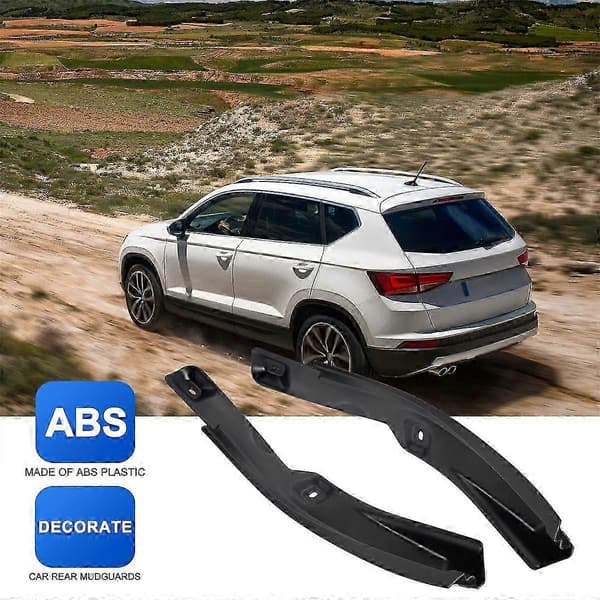 2 ST Baghjuls Indre Stænkskærm Anti Smuds Beskyttelse til Seat Ateca 2017-2021 Stænkskærme