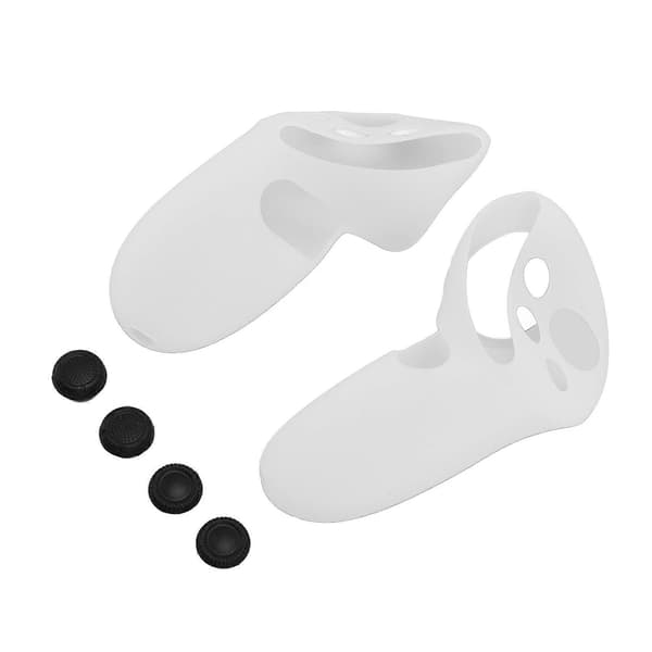 Kontrollgrepbeskyttelse for Meta Quest 3 Silikon VR-kontrollgrep Beskyttende deksel med joystickbeskyttelse for Quest 3 VR-tilbehør