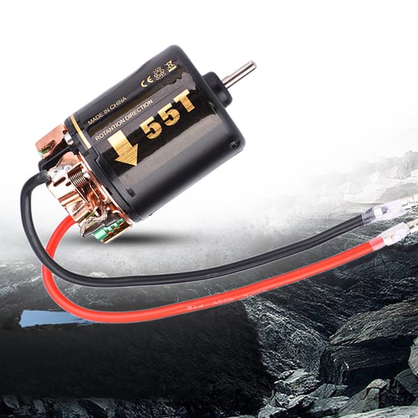 55T Universal RC Modelbil 540 Børstet Motor til Store Lastbiler/Klatrebilsmodel