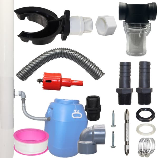 Rainwater collector 70-110mm downpipe rain barrel connection downpipe